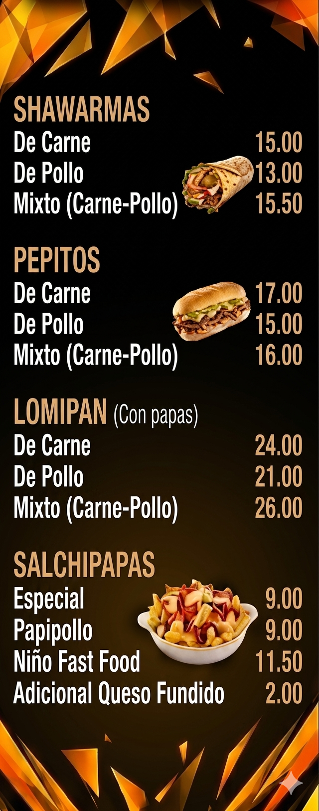 Menú Parte 3